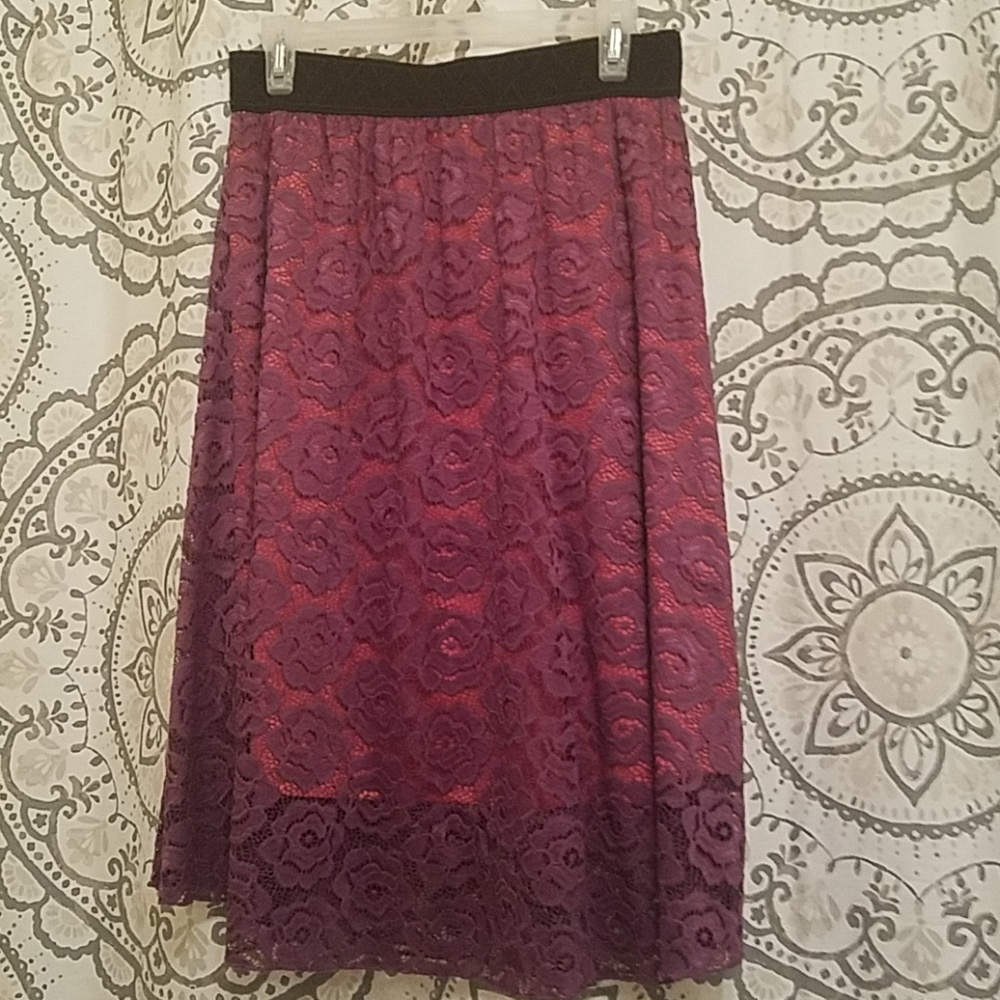 Lola Skirt lularoe with lace
